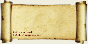 Anđela Budimir vizit kartica